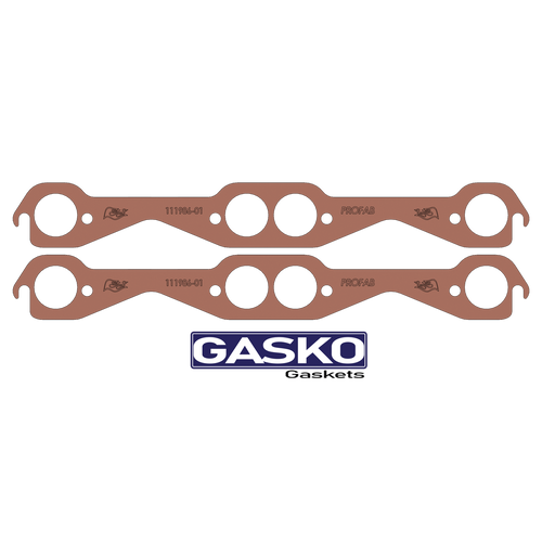 602 Crate, Exhaust Gasket, Copper Gasket, GM602, Dirt Late Model, Pro Late Model, 602 Modified