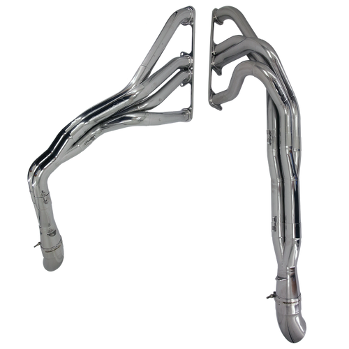 Dirt Late Model CVR 13 Deg Chevy Standard Firing Stainless Exhaust Header