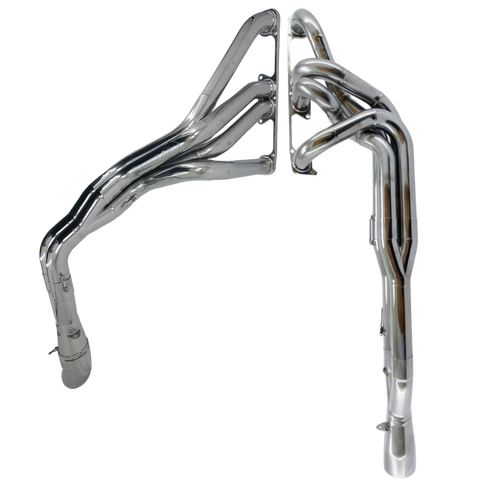 Dirt Late Model 13 Deg Chevy Standard Firing Inboard Stainless Exhaust Header