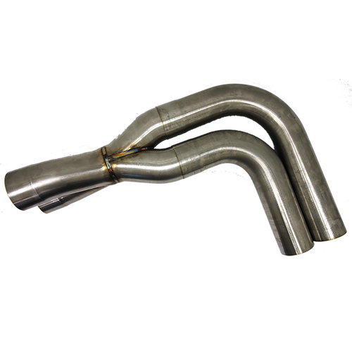 Tailpipe Kit, Pro Late Model Stainless, 3.00" X-pipe